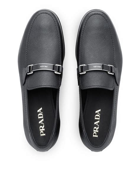 prada saffiano men's loafer